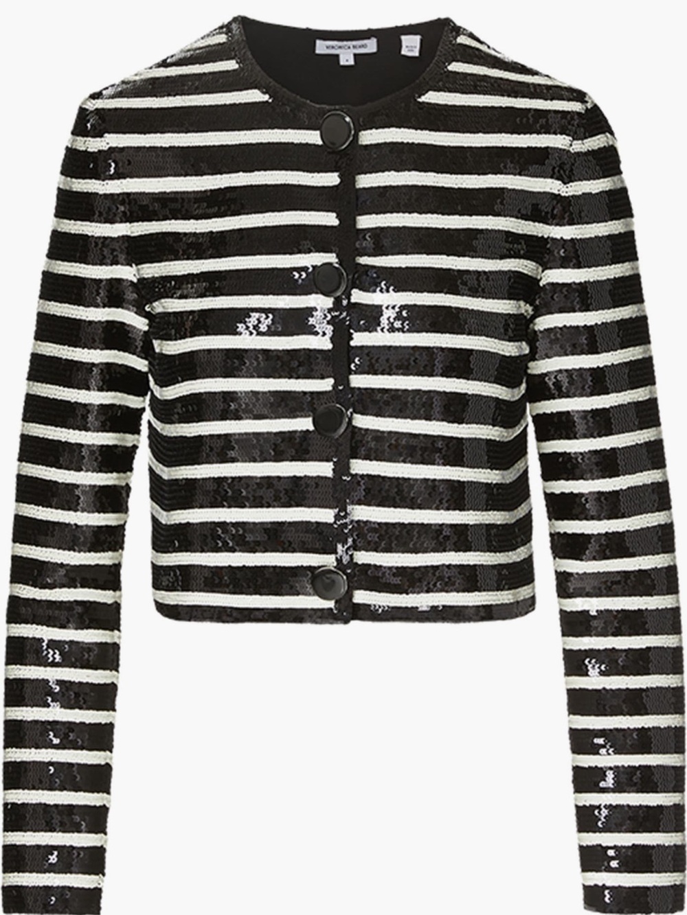 Veronica Beard Mickey Sequin Stripe Jacket